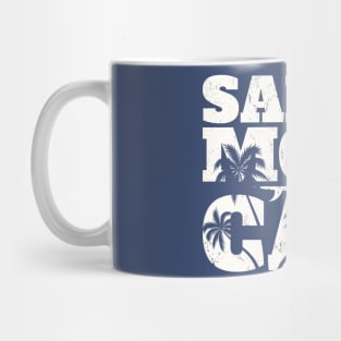 Santa monica beach Mug